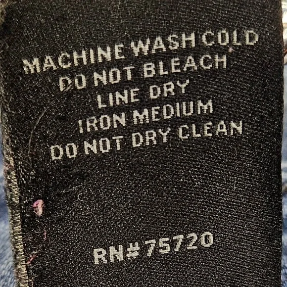 Buckle Black No. 75 Skinny Jeans Size 25 High Rise Distressed Acid Wash STRETCH - Picture 6 of 11